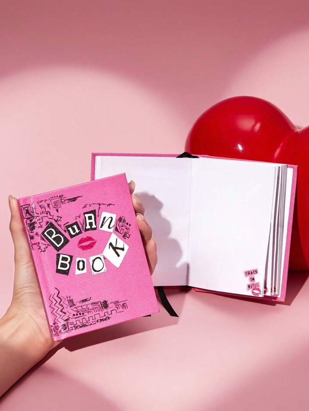 Macy's Pink 'Burn Book' Hardcover Journal